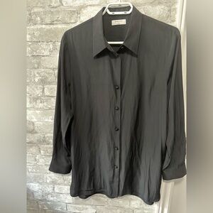 Babaton shirt size Medium in black  in like new condition button up